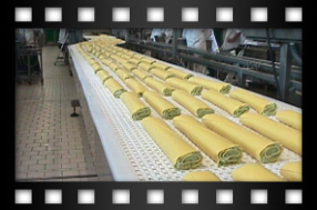 Linea rotoli cannelloni precotti - Moriondo impianti e macchine per paste cotte fresche e piatti pronti